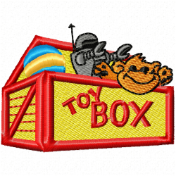 Kids And Toys Embroidery Design 1